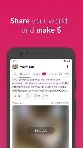 Salut - monetize your content and sell your merch screenshot 1