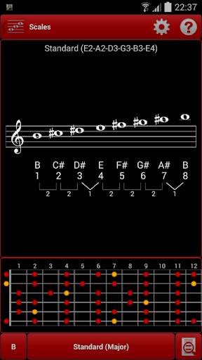 s.mart Scales (Guitar, Bass, Banjo, Ukulele, ... screenshot 1