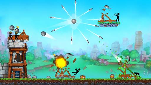 The Catapult - Stick man Throw screenshot 2