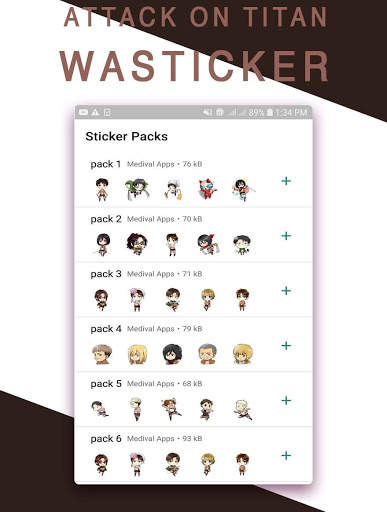 Attack On Titan (AOT) WASticker screenshot 2