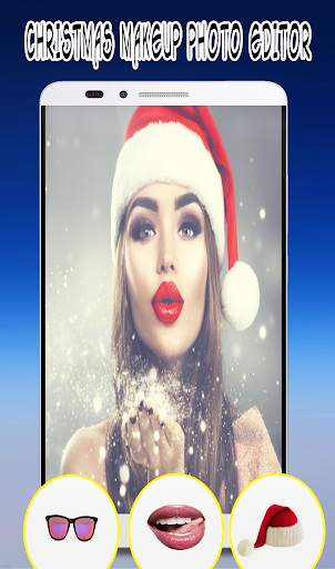 Chrsitmas Makeup Photo Editor:Christmas Stickers screenshot 3