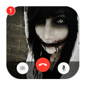 Scary Jeff The Killer Fake Chat And Video Call icon