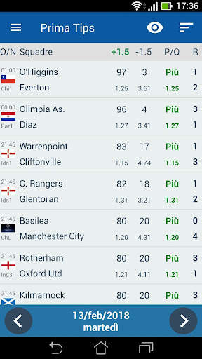 Pronostici calcio Prima Tips screenshot 2