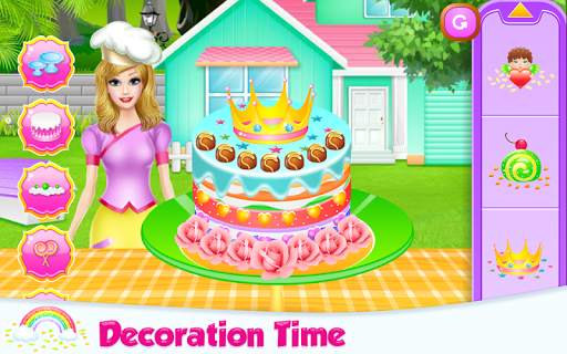 Lovely Rainbow Cake Cooking screenshot 7