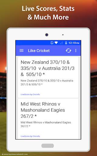 Like Cricket – Live Scores screenshot 7