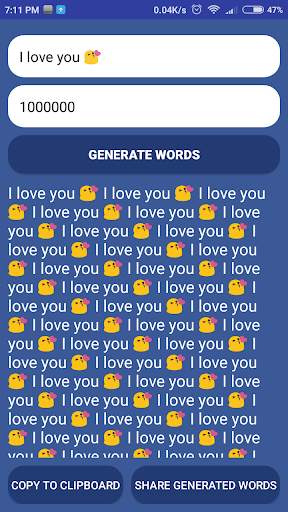 Text Repeater App screenshot 3