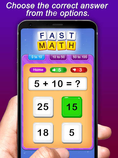 Fast Math for Kids -  Mathematical games screenshot 3