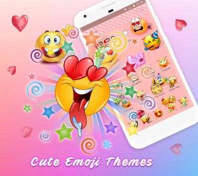 Cute Emoji Launcher 2018 screenshot 8