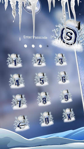 Winter Snowfall Launcher Theme screenshot 4