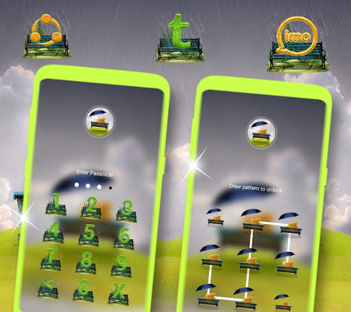 Rainy Teddy Launcher Theme screenshot 3