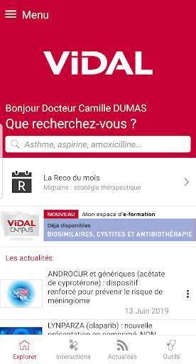 VIDAL Mobile screenshot 1