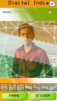 DIGITAL INDIA FLAG PHOTO EDIT screenshot 1