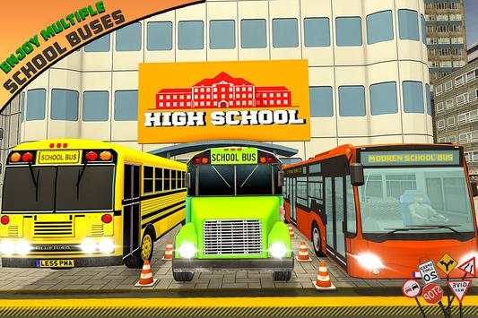 High School Bus Driving SIM Summer Camp Mania 2018 screenshot 11