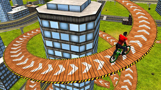 Rooftop Bicycle Stunt Rider 3D screenshot 20