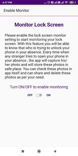 Lock Screen Monitor & Passwords Manager 3 تصوير الشاشة
