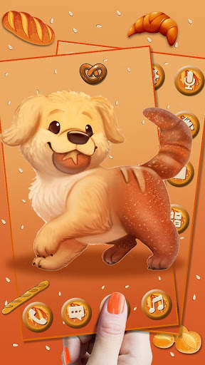 Pretty Bread Doggy Themes Live Wallpapers screenshot 2