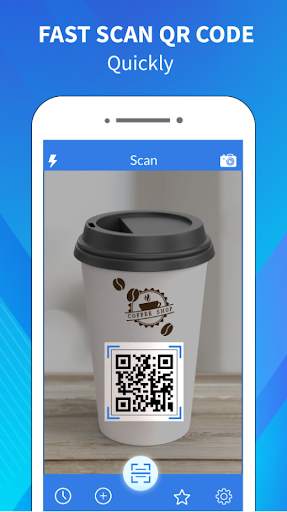 QR code reader, barcode scanner for Android screenshot 1