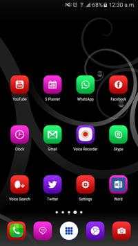 Black theme and Launcher screenshot 3