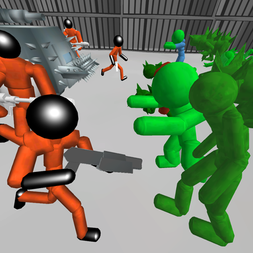 Stickman Prison Battle Simulat icon