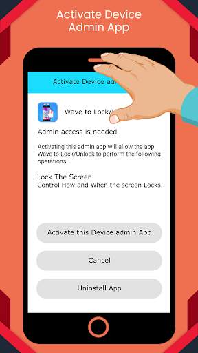 Wave to Lock/Unlock Screen screenshot 3