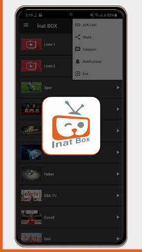 Inat Box Tv indir apk: aid app screenshot 2