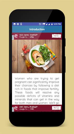Foods to Improves Fertility screenshot 3