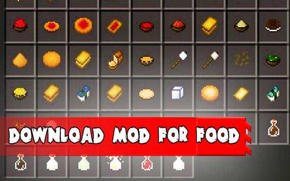 Food mod for Minecraft PE screenshot 1
