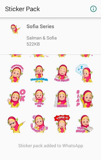 WAStickerApps Imut - Salman & Sofia screenshot 2