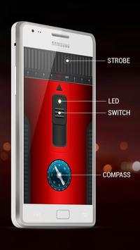 Bright Led Compass Flashlight screenshot 2