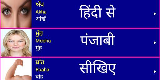 Learn Punjabi From Hindi 1 تصوير الشاشة