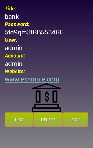 Save Password screenshot 4