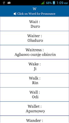 Common Words English to Yoruba screenshot 6