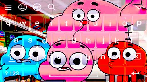 Gumball keyboard screenshot 2