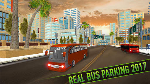 Real Bus Parking 2017 - City Coach Simulator screenshot 1