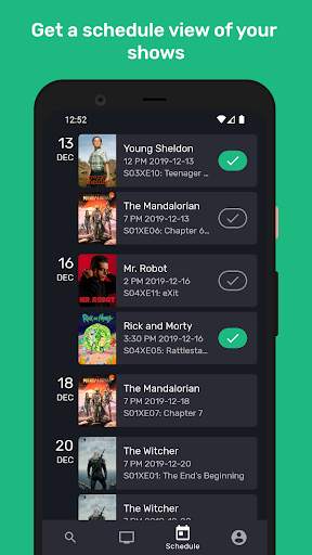 Series Addict - TV Show Tracker & Episode Notifier 3 تصوير الشاشة