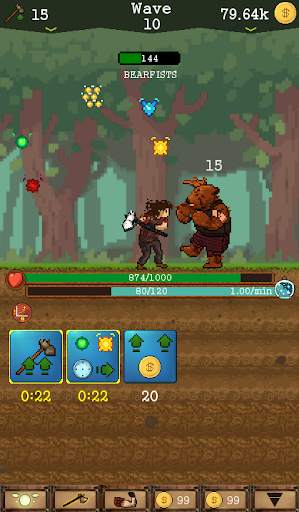 Lumberjack Attack! - Idle Game screenshot 1