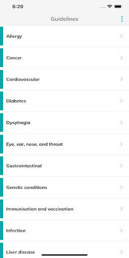 Guidelines screenshot 2