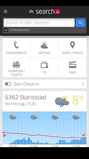 search.ch screenshot 2