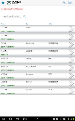 Business Travel Application screenshot 2