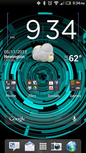 Tech Rings 2 Live Wallpaper Fr screenshot 1