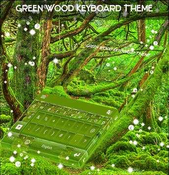 Green Wood Keyboard Theme screenshot 1