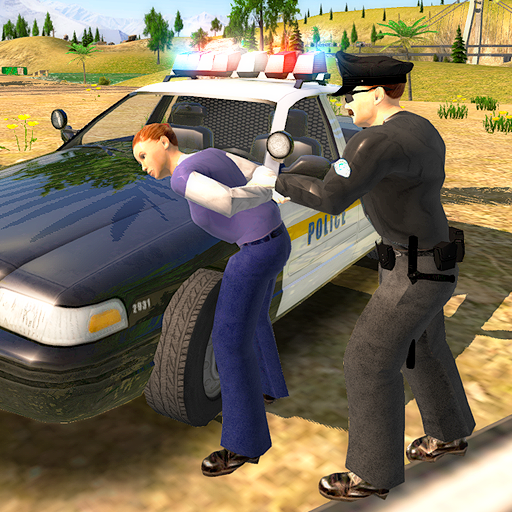 Crime City Police Car Driver आइकन