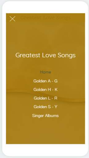 Golden Memories & Love songs screenshot 2