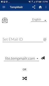 TempMailr - Temporary Disposable Email screenshot 1