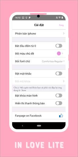 inlove - Đếm ngày yêu Lite screenshot 6
