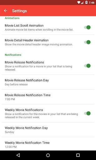 MovieDay Countdown Movie List screenshot 4