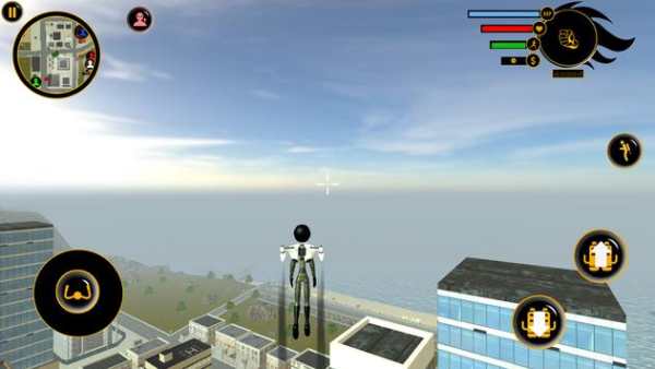 Jetpack army Stickman Rope Hero Sim screenshot 3