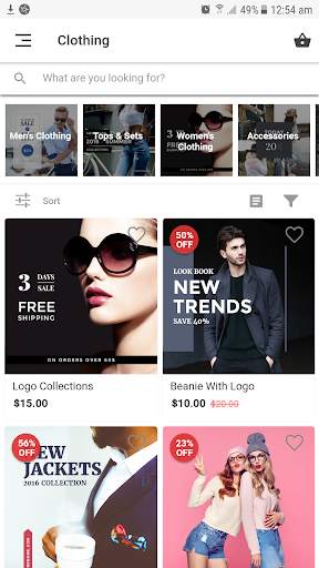 Lifestyle theme screenshot 1