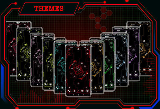 Futuristic Launcher 2 - 2020-  nextgen theme screenshot 2