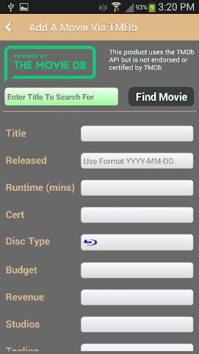 DML Mobile DVD/Blu Ray Movie Library screenshot 7